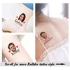 kullder 30pcs Final Fiesta Bachelorette Tattoos, Custom Bachelorette Party Tattoos, Bach, Mexico, Gold Cactus Boho, Cinco De Mayo, Fake Tattoos Carnival Birthday Party Temporary Colorful Tattoos