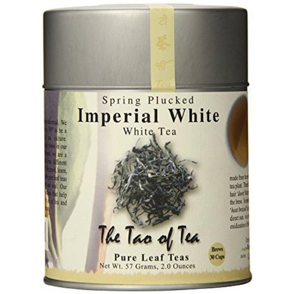 The Tao of Tea, Imperial White Tea, Loose Leaf, 2.0 Ounce Tins