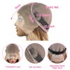 MENTOR Honey Blonde Highlight Ombre Lace Front Wigs Human Hair Straight Pre Plucked 13x4 HD Transparent 4/27 Balayage Blonde Brown Lace Frontal Wig 180% Density 30 Inch