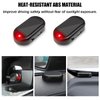 Car Solar Power Simulated Dummy Alarm, Anti-Theft LED Flashing Security Light Fake Lamp, Automotive Warning Interior Safety Lights with USB Charger Port, Car Accessories for Most Cars (Red/1PCS)