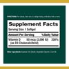 Nature's Bounty Vitamin D 2,000 IU Softgels
