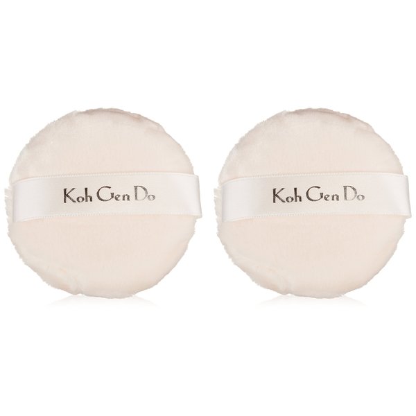 Koh Gen Do Face Powder Puffs With Case ,2 Count (Pack of 1)