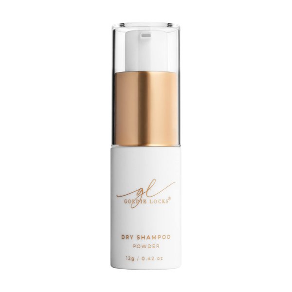 Goldie Locks Dry Shampoo Powder Non-Aerosol Volumizing Powder | For Light & Dark Hair Colors | Removes Excess Oil and Adds Volume | Doesn’t Leave Residue, 0.42