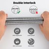 Hibbent All Metal Shower Hose 90 inch (7.5 ft) Bathroom Handheld Shower Head Hose 2.3 meters Extension Replacement Part with Brass Fittings Made of Stainless Steel -Polished Chrome Finish