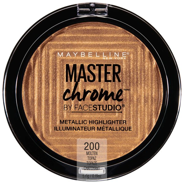 Maybelline New York Facestudio Master Chrome Metallic Highlighter Makeup, Molten Topaz, 0.19 Ounce
