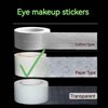 NswfDzk Makeup Tape, 66ft Long, Invisible, Face Lifting, Breathable, Multi-use, for Eye Shadow, Eyeliner, 100 Pieces