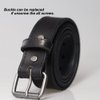 Kmioc Concealed Carry CCW Leather Gun Belt 1 1/2 inch 100% Full Grain Thick Leather Belt for Gun Carry
