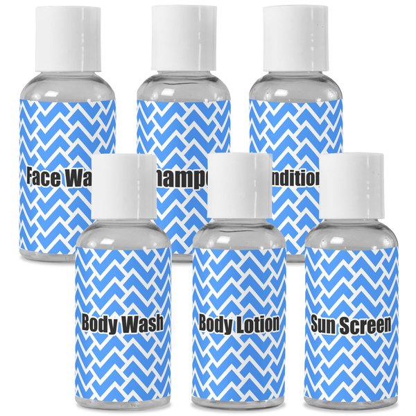 Personalized Zigzag Travel Bottles