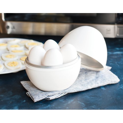 Nordic Ware Kitchen & Dining Microwave Egg Boiler, 4 Capacity, White