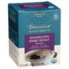 Teeccino Dandelion Root Tea - Dark Roast - Caffeine Free, Organic, Roasted Herbal Tea with Prebiotics, 3x More Herbs than Regular Tea Bags - Gluten-Free, Acid-Free Coffee Alternative - 10 Tea Bags (Pack of 4)