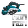 Makita 2 Piece - 3.25" HSS Planer Blades for 3.25" Planers - Fast Cutting for Hard Wood