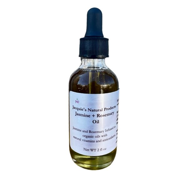 Jacquie's Natural Products Jasmine + Rosemary Multipurpose Oil 2 oz - Hair and Body Oil