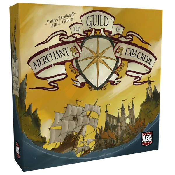 AEG The Guild of Merchant Explorers | Explore The World, Establish New Settlements | Nautical Voyage Adventure Board Game | 1-4 Players | Ages 10+