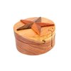 Star - All Natural Wood Intarsia Puzzle Box - Handcrafted Intarsia Wood Art