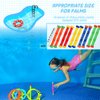 Lewtemi 10 Pieces Underwater Diving Sticks Colorful Diving Toys Swimming Pool Toys Diving Toys Pool Dive Sticks for Summer Pool Game, 0.9 x 7.8 Inches