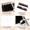 Colored Lash Extensions, 16 Rows Cashmere lash extensions, 0.07 C Curl Lash Extensions, 12-15mm Mix Classic Lash Extensions, Single Lash Extensions for Professional(0.07-C-Pink Gradient 12-15mm）