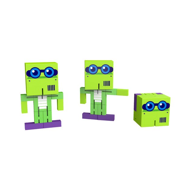 Wooden Robot Toy, cubebot Toy, cubebot, Cube Toy Puzzle, cubebot Micro, Stacking Wood Robots, Fidget Bots, Wooden Robot Puzzle Toy, Robot Transforming Cube, Wood Robot Toy, Toy, Wood cubebot