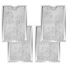 WB06X10309 Microwave Grease Filters Compatible with G.E Microwave Oven Replace Filters WB06X10654 WB06X10359-5 in X 7-5/8 in X 3/32 in （4 PACK）