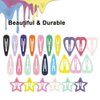 Snap Hair Clips, ECADY Non-slip Hair Barrettes for Girls, Women, Toddlers, Kids