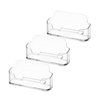 Mr. Pen- Acrylic Business Card Holder, 3 Pack, Business Card Holder Desk, Business Card Holders, Business Card Display, Business Card Holder Display, Business Card Stand, Desk Business Card Holder