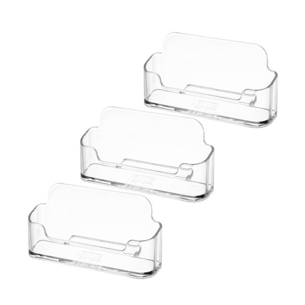Mr. Pen- Acrylic Business Card Holder, 3 Pack, Business Card Holder Desk, Business Card Holders, Business Card Display, Business Card Holder Display, Business Card Stand, Desk Business Card Holder