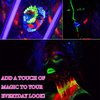 6 Colors Glow in The Black Light Face Body Paint Sticks,UV Neon Glow Fluorescent High Pigmented Face Painting Crayons Kit for Halloween Mardi Gras Festivals Party Masquerades Supplies