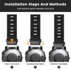 CUZOW Compatible with Garmin Fenix 5X/7X/Tactix 7 pro, 26mm Nylon Quickfit Watch Band for Garmin Fenix 3/3 HR, Fenix 5X Plus/6X/6X Pro/Tactix/Descent MK1/D2 Delta PX/D2 Charlie, Black