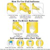 Construction 3rd Birthday Party Decorations, 9pcs Construction Birthday Number Foil Balloon for Construction Trucks 3rd Birthday Construction Theme Party Supplies (3rd)