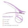 AIMIKE 12pcs Hair Clips for Styling sectioning, No Crease Duck Billed Hair Clips with Silicone Band, Hair Styling Clips for Women, Hair Roller Clips, Alligator hair Sectioning clips for Salon, Macaron