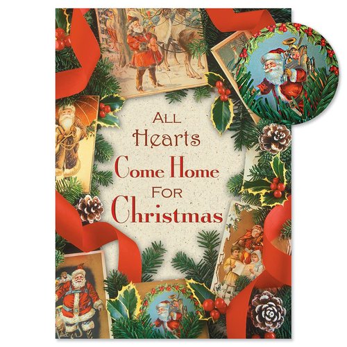 Colorful Images Timeless Christmas Personalized Christmas Cards with Free Matching Seals (Set of 24)