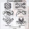 6 Pieces Celtic Hair Slide Hairpin Celtic Knot Hair Stick Vintage Metal Hair Barrette Hair Clips Hair Pin Hair Accessories for Women Girls (Silver)
