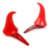 WOVOWOVO Devil Horns Hair Clips Red Horns Hair Clip Barrettes Demon Horns for Halloween Costume Cosplay Hair Accessories