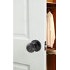 Honeywell Safes & Door Locks - Classic Passage Door Knob Interior - Ideal for Closets, Hallways & Non-Locking Bedroom Door Knobs with Easy Installation - ‎5.25"L x 2.75"W - Oil Rubbed Bronze - 8101403