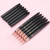 Etercycle Nail Art Liner Brushes, 6pcs Striping Nail Gel Polish Painting Brush Set, Thin Nail Art Dotting Drawing Pen (5/7/9/11/15/25mm)