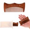 Labor Wooden Comb Set, Sandalwood Birthing Comb for Women Labor Pain Pregnancy Wood Comb Natural Birth Essentials with Cloth Bag Gift for Pregnant Women First Time Moms Must