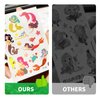 For Mermaid Party Favors - 90+ Style Mermaid Temporary Tattoos for Kids - Perfect for Mermaid Birthday Decorations,Supplies,Gifts Goodie Bag Fillers, 8 Sheets