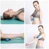 WOVTE Massage Lacrosse Ball for Sore Muscles, Shoulders, Neck, Back, Foot, Body, Deep Tissue, Trigger Point, Muscle Knots, Yoga and Myofascial Release (Blue)