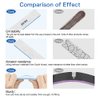 Nail File for Acrylic Nails 12pcs, 80/80 Grit Files Emery Boards, Jumbo Washable Thick Professional Square Nail File Manicure Tools for Nail Tech