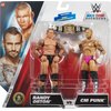 Mattel WWE Main Event Championship Showdown 2-Pack Action Figures & Accessory, Series #19 CM Punk vs Randy Orton Collectible Set