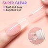 Makartt 50ML Clear Gel Nail Builder for Natural 3D Nail Art - Long-Lasting, Easy to Use