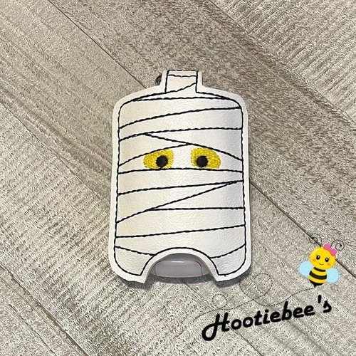 Halloween Mummy Hand Sanitizer Holder And/Or Lip Balm Holder