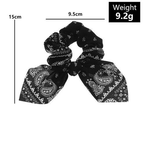 Cute Bow Scrunchies, Paisley Ponytail Holder, Bunny Ear Hair Ties, Chiffon Hair Band, Hair Accessories for Girls