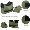 Twod Shooting Rest Bag Front and Rear Bag Support SandBag Stand Holders with 900 Denier Durable Construction and Water Resistance for Gun Rifle Outdoor Shooting and Hunting - Army Green
