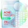 BIORICA Pimple Patches for Face with Tea Tree Oil 216 pcs. Hydrocolloid Acne Pimple Patches. Blemish Patches, Acne Dots, Pimple Stickers, Acne Patch and Pimple Patch