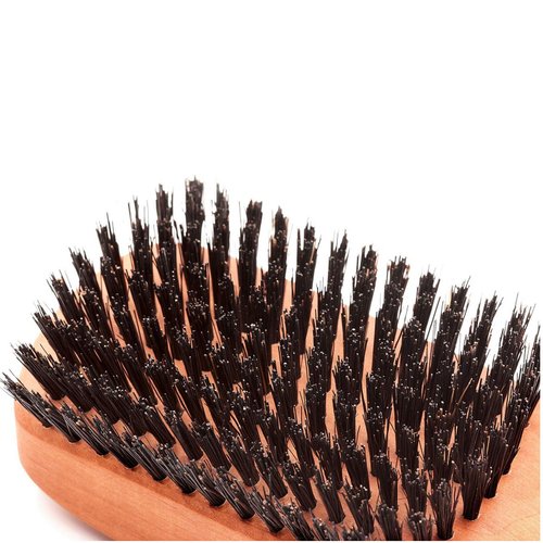 Fendrihan Natural Genuine Pure Boar Beard or Hair Brush with Pearwood Handle, Small 6.7" MADE IN GERMANY