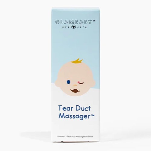 GlamBaby Eye Care Tear Duct Massager - Unblock Tear Ducts for Kids | Soothe Itchy Eyes, Dry Eye Relief | Child & Baby Eye Care - Alternative to Digital Massage