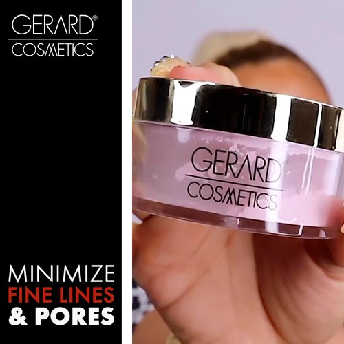 Slay the Bake Blurring Powder by Gerard Cosmetics | Soft Matte Pink Setting Powder | Minimizes Fine Lines for Mature Skin | Talc Free, Cruelty Free, Vegan (0.65 oz)