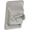 BELL PTC100GY 1-Gang Toggle Switch Nonmetallic Weatherproof Cover, Gray
