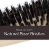 Fuller Brush Lustre Professional Hairbrush – 6 Row Styling Hair Brush & Volumizer w/Natural Boar Bristle For Smoothing All Hair Types