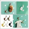 Zerodeko 5PCS Dollhouse Hooks 1:12, Miniature Dollhouse Wall Hooks Miniature Doll House Hanger for DIY Crafts Accessory